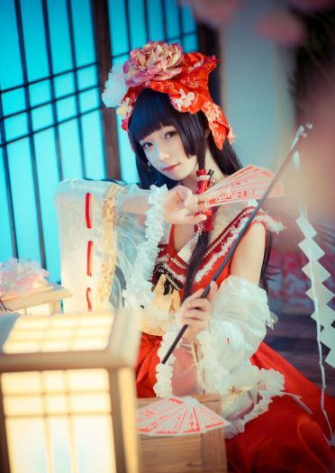 东方project 博丽灵梦二设 cosplay