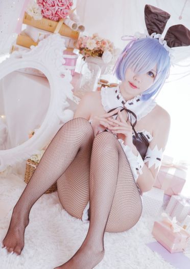 从零开始的异世界生活 雷姆兔女郎 cosplay