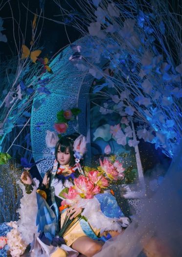 阴阳师 花鸟卷 闲池荷香 cosplay