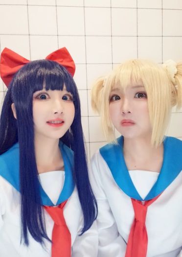 pop子和pipi美的日常 cosplay
