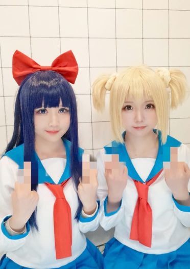 pop子和pipi美的日常 cosplay