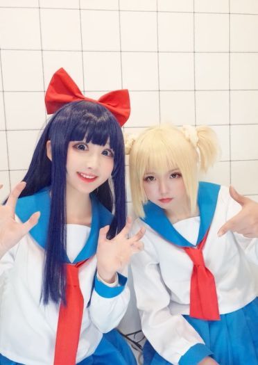 pop子和pipi美的日常 cosplay