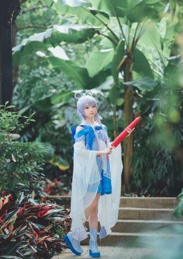 VOCALOID 洛天依 古风 双马尾 cosplay