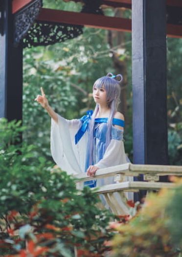 VOCALOID 洛天依 古风 双马尾 cosplay