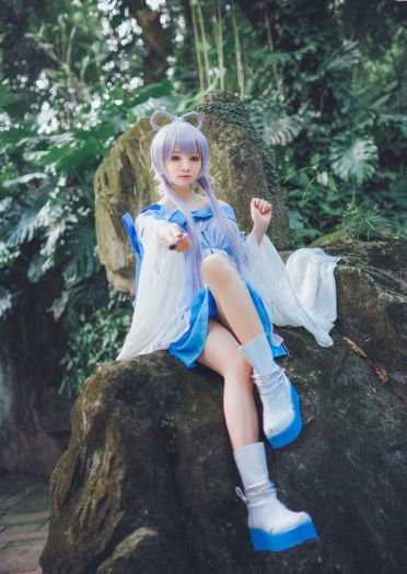 VOCALOID 洛天依 古风 双马尾 cosplay