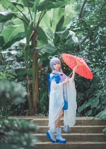 VOCALOID 洛天依 古风 双马尾 cosplay