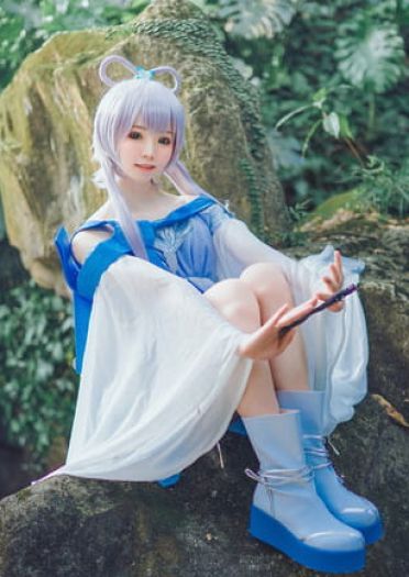 VOCALOID 洛天依 古风 双马尾 cosplay