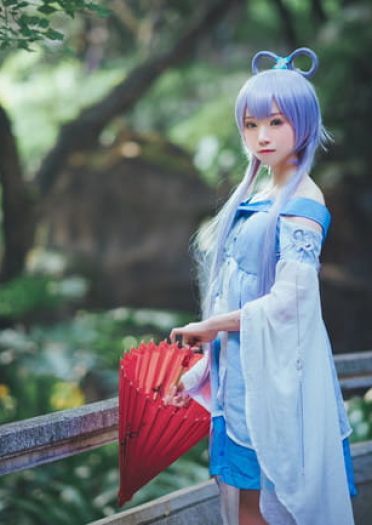 VOCALOID 洛天依 古风 双马尾 cosplay