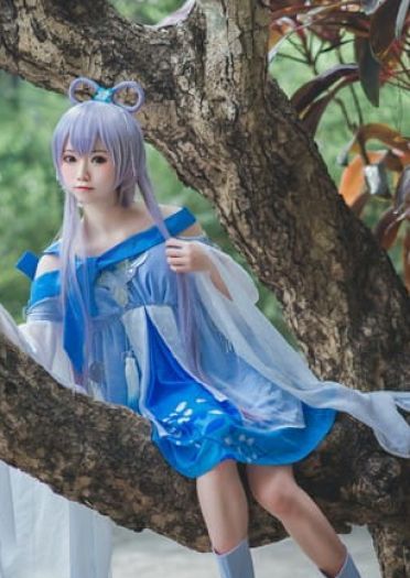 VOCALOID 洛天依 古风 双马尾 cosplay