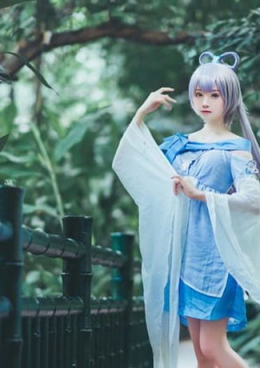 VOCALOID 洛天依 古风 双马尾 cosplay