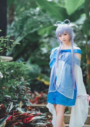 VOCALOID 洛天依 古风 双马尾 cosplay