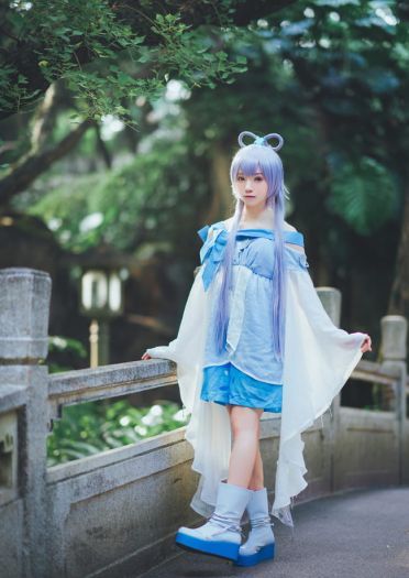 VOCALOID 洛天依 古风 双马尾 cosplay