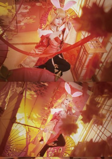 我是公孙离 才不是腿长1米8的兔子呢 哼哼