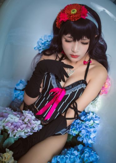 路人女主的养成方法 学姐睡衣 cosplay