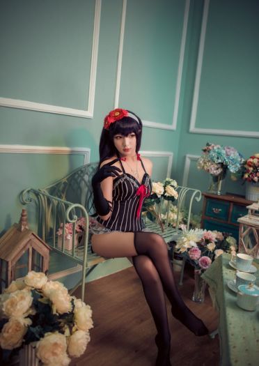 路人女主的养成方法 学姐睡衣 cosplay