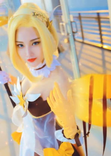 守望先锋 安吉拉·齐格勒 天使同人 cosplay