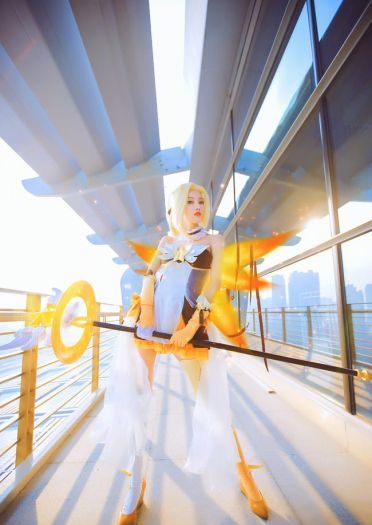 守望先锋 安吉拉·齐格勒 天使同人 cosplay