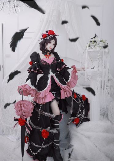 王者荣耀 露娜 哥特 cosplay