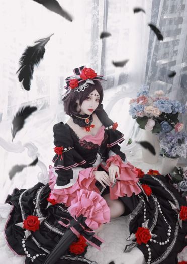 王者荣耀 露娜 哥特 cosplay