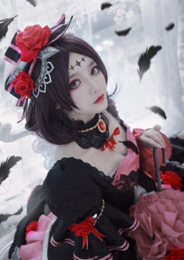 王者荣耀 露娜 哥特 cosplay