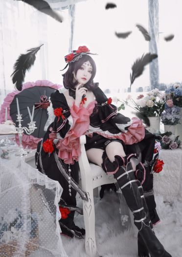 王者荣耀 露娜 哥特 cosplay