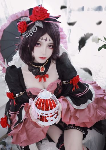 王者荣耀 露娜 哥特 cosplay