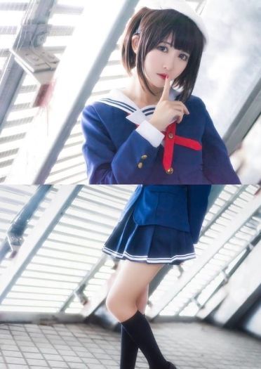 路人女主的养成方法 加藤惠 校服场照 cosplay