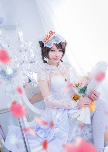 王者荣耀 花会枯萎 爱永不凋零 cosplay