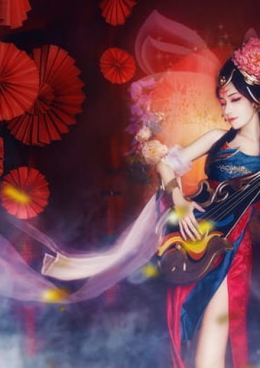 王者荣耀杨玉环霓裳曲 cosplay