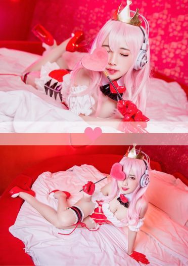 超级索尼子 是你的女王陛下 足控福利 cosplay