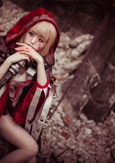 死亡爱丽丝 小紅帽 黑童話 cosplay