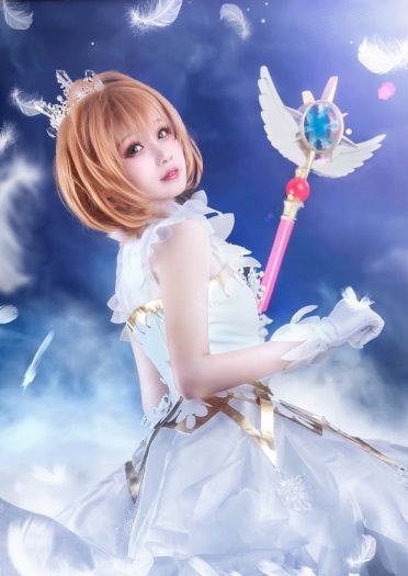 魔卡少女樱透明卡牌OP cosplay