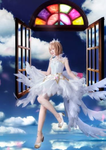 魔卡少女樱透明卡牌OP cosplay
