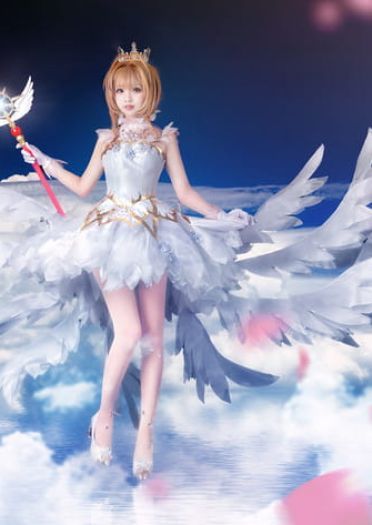 魔卡少女樱透明卡牌OP cosplay
