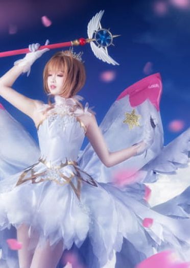 魔卡少女樱透明卡牌OP cosplay