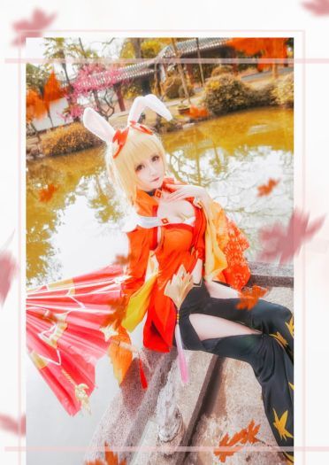 【王者荣耀】公孙离的紅葉愛唄 cosplay