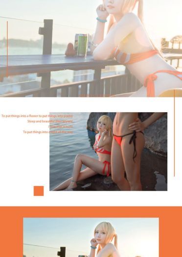 Fate/Grand Order 尼禄泳装cosplay