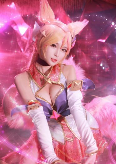 英雄联盟 阿狸 星之守护者 九尾妖狐阿狸 cosplay