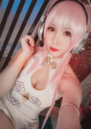 索尼子旗袍 足控福利 cosplay