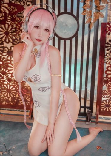 索尼子旗袍 足控福利 cosplay