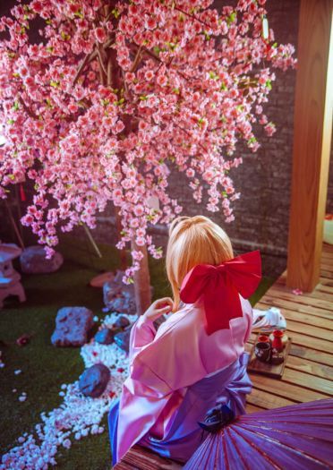 木之本樱 赏樱 生日贺片 cosplay