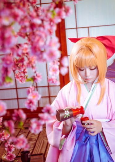 木之本樱 赏樱 生日贺片 cosplay