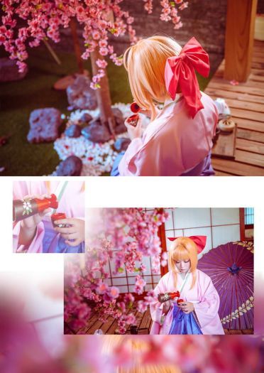木之本樱 赏樱 生日贺片 cosplay