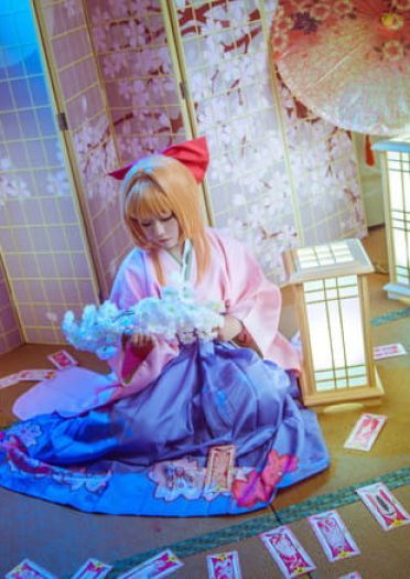 木之本樱 赏樱 生日贺片 cosplay