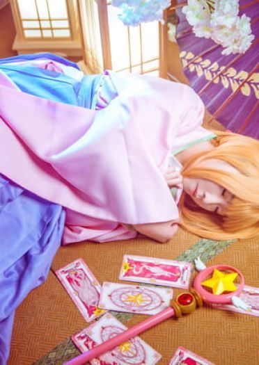 木之本樱 赏樱 生日贺片 cosplay