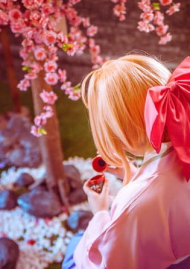 木之本樱 赏樱 生日贺片 cosplay