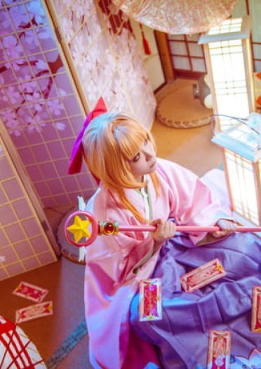 木之本樱 赏樱 生日贺片 cosplay