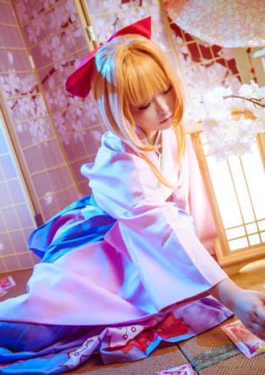 木之本樱 赏樱 生日贺片 cosplay
