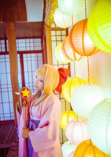 木之本樱 赏樱 生日贺片 cosplay