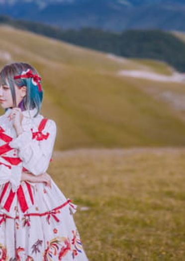 lolita 黑与白 光明与黑暗 cosplay